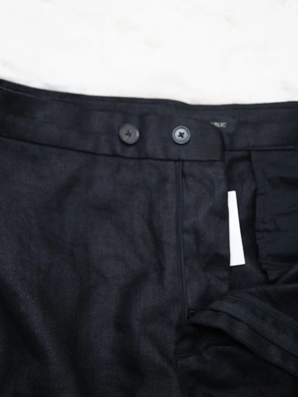 BANANA REPUBLIC Black Linen Cargo Hi-Rise Pants Size 8